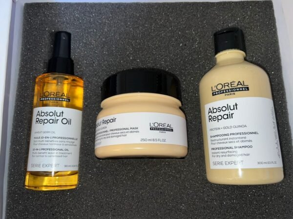 L’Oreal Professional Serie Expert Absolute Repair Golden shampoo 300 ml +    masque-250ML  +serum 90 ml